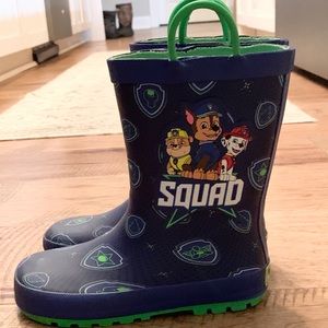 Paw Patrol kids rain boots. Size 12. Look brands new. Only wore a few times
